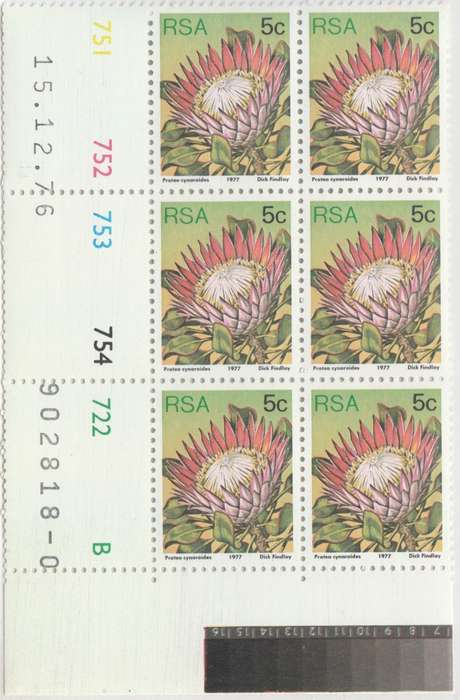 RSA 3rd Definitive Issue SACC 422 x6 B (1976-12-15)