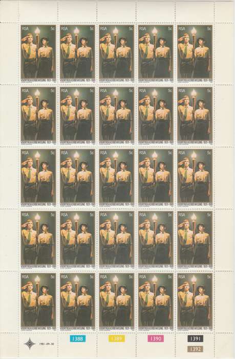 RSA SACC 507 x25 (1981-09-30) 50th Anniversary of Voortrekker Monument [SACC R25]