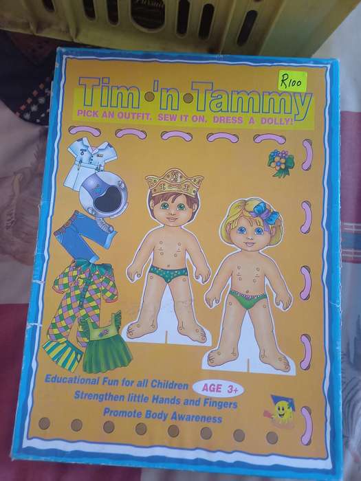 Smile - Tim 'n Tammy - dress a doll - educational