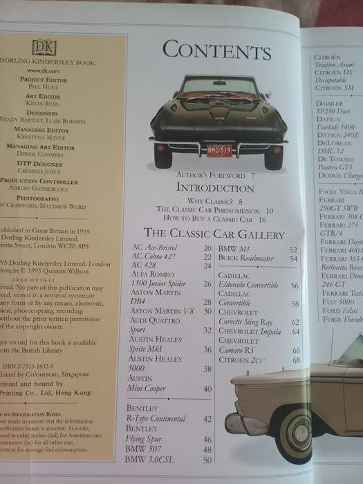 Book -  The Ultimate Classic Car