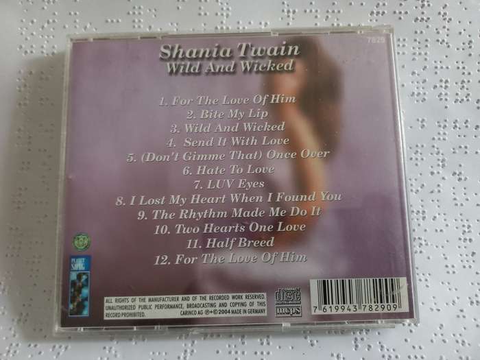 CD - Shania Twain wild and wicked