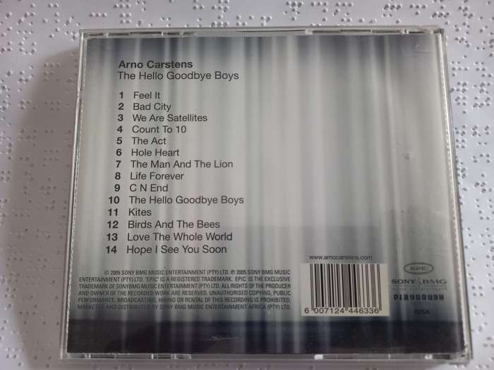 CD - Arno Carstens the hello goodbye boys