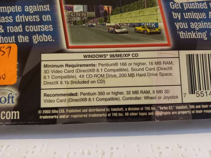PC CD Rom game - Turbo GT