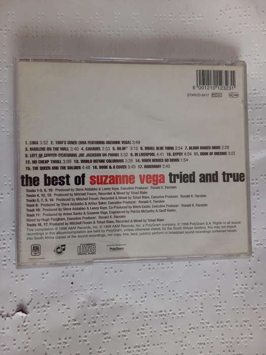 CD - Suzanne Vega tried and true - the best of