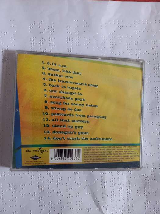 CD - Mark Knopfler shangrila
