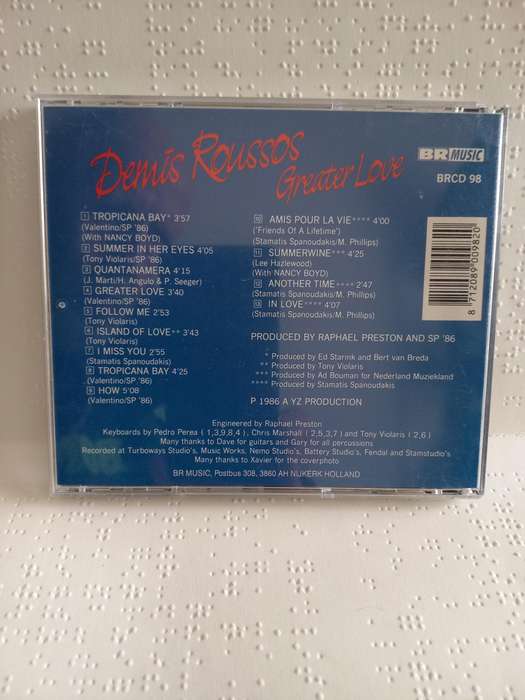 CD - Demis Roussos greater love