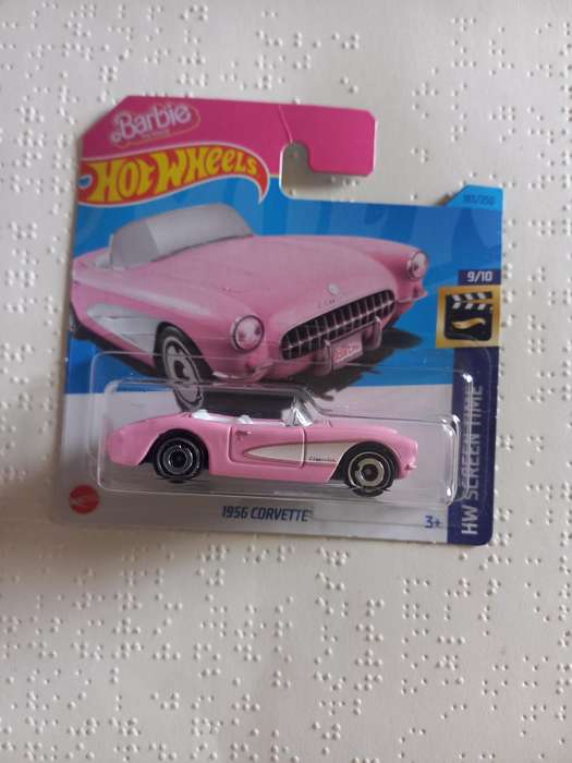 Hotwheels Barbie 1956 Chevy Corvette