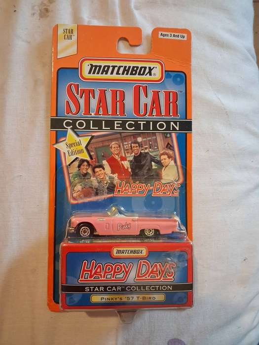 Matchbox Star Car Collection - Pinky's 1957 Ford Thunderbird - Happy Days