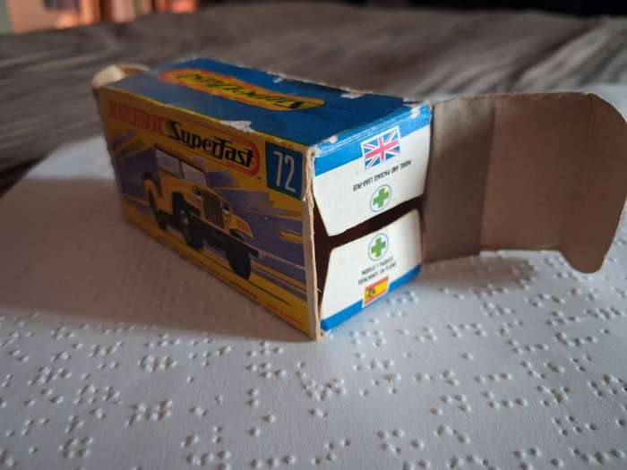 Matchbox Superfast Standard Jeep - with htf balloon tyres