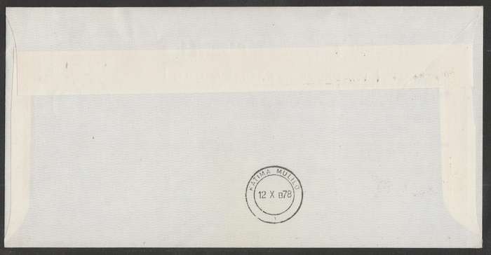 AVIATION 1978 CAPRIVI 102 COVER #1A - INAUGURAL FLIGHT CAPRIVI 102 WINDHOEK - KATIMA MULILO