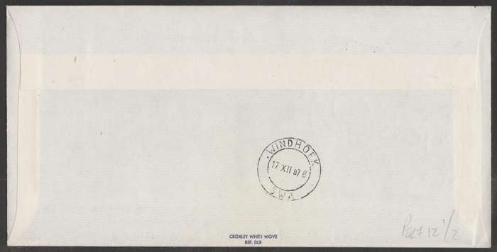 AVIATION 1978 NAMIB AIR SIGNED COVER #7 - 75TH ANNIV OF FLYING