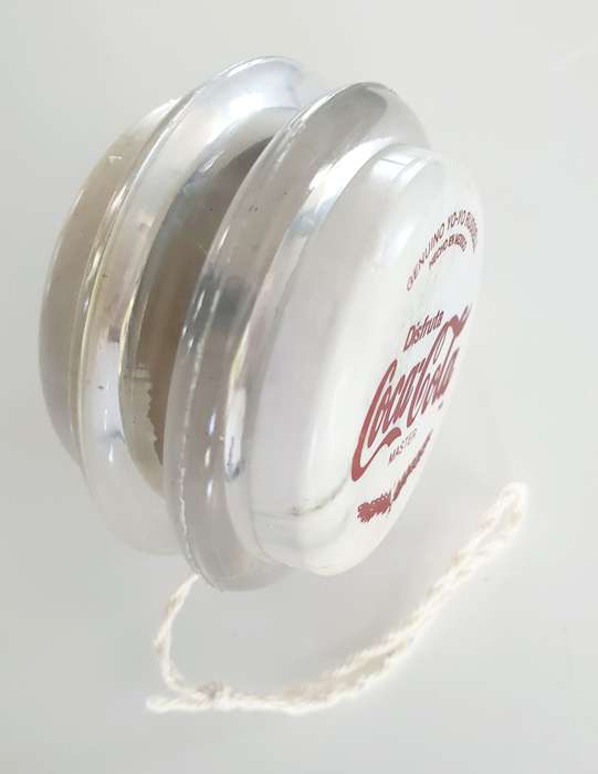 GENUINE VINTAGE COCA COLA DISFRUTA MASTER - RUSSELL YOYO - HECHO EN MEXICO