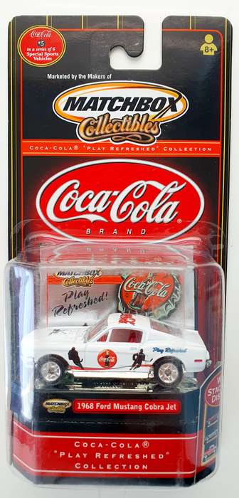 2000 MATCHBOX COLLECTIBLES - COCA-COLA 1968 FORD MUSTANG COBRA JET