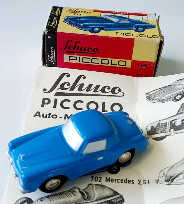 SCHUCO - PICCOLO - 713 MERCEDES 190 SL - STUNNING BABY BLUE - RARE!!