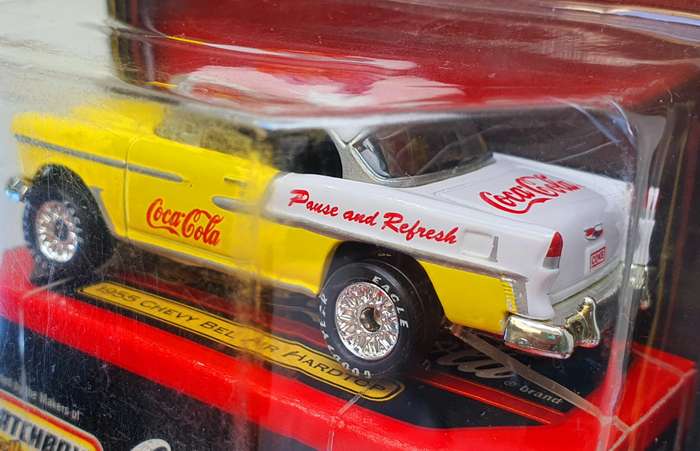 1999 MATCHBOX COLLECTIBLES - COCA-COLA  1955 CHEVY BEL AIR HARD TOP