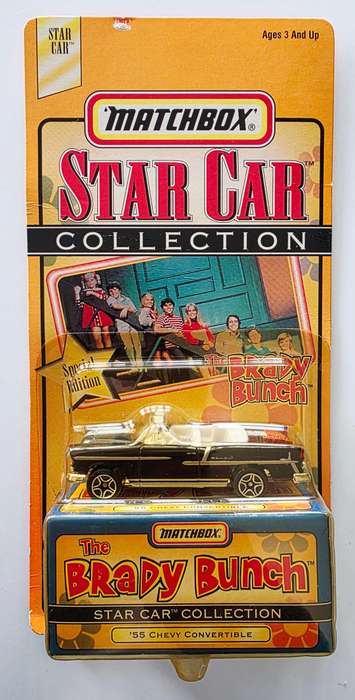 1998 MATTEL MATCHBOX - SPECIAL EDITION - THE BRADY BUNCH  - 55 CHEVY CONVERTIBLE