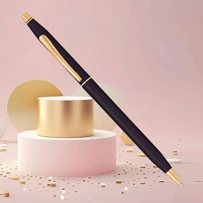 Cross Classic Century Black/Gold Premium Luxury Ball Pen - with Gift Box