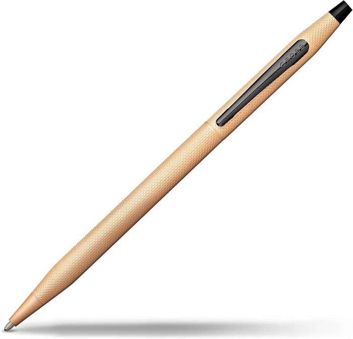 Cross Classic Century Brushed Rose Gold Ballpoint Pen - Medium Point, Black ink