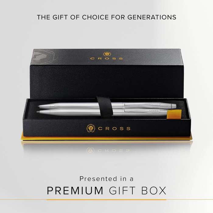 CROSS CLASSIC CENTURY SLEEK & ELEGANT PREMIUM BALL PEN & PENCIL SET
