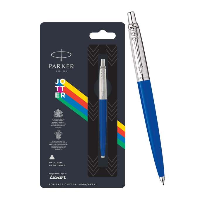 Parker Jotter Standard Ball Pen -BLUE INK - AVAILABE IN 4 COLORS