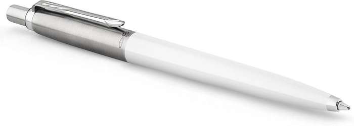 Parker Jotter Originals Ballpoint Pen Classic White Finish Medium Point Blue Ink