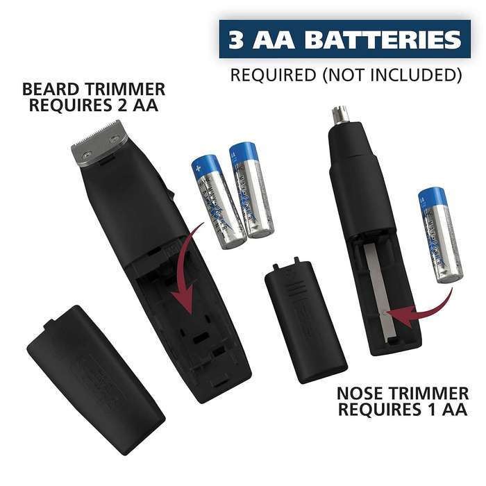 WAHL-  Beard Trimmer with Additional Personal Trimmer (Black)