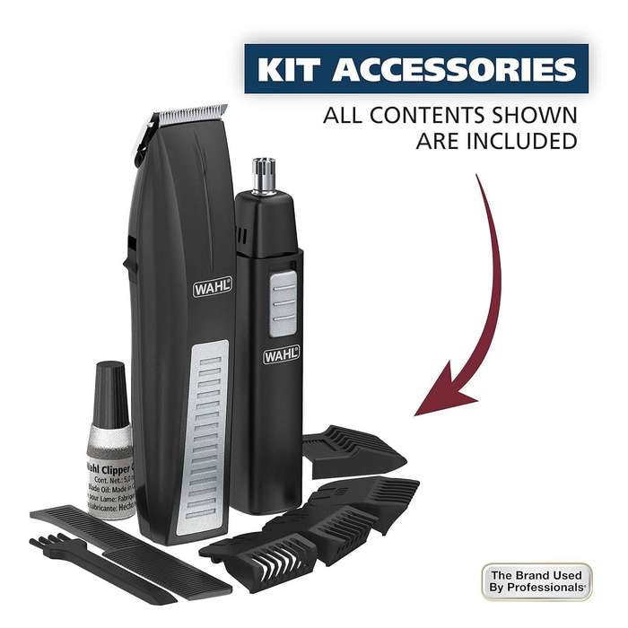 WAHL-  Beard Trimmer with Additional Personal Trimmer (Black)