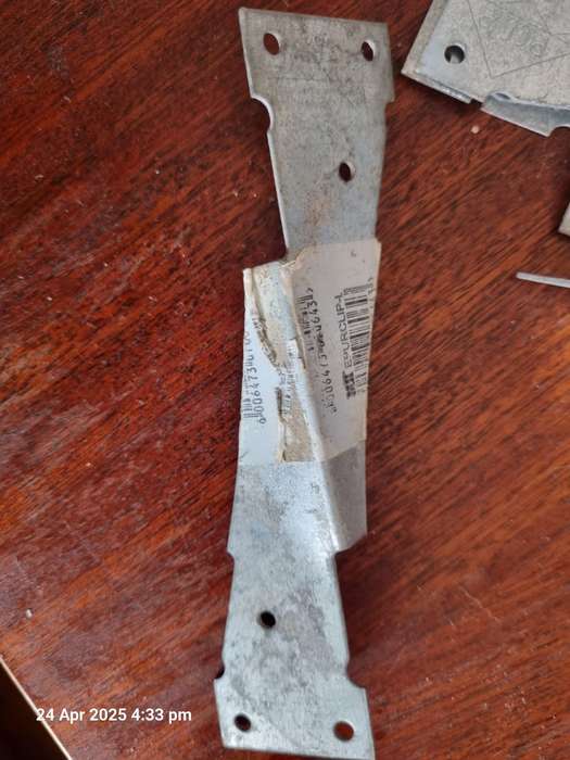 50 x MiTek Purlin Stainless Steel Clip for Beams
