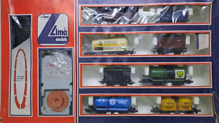 LIMA SAR Train Set (Locomotive with 7 goods wagons) BOXED