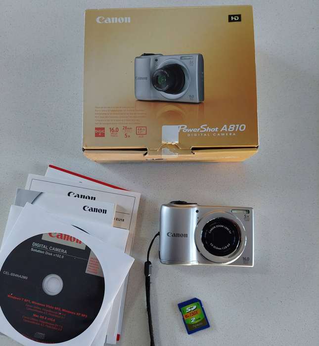Canon PowerShot digital camera A810 (16 m/pixel, 5 x optical zoom, HD video recording)