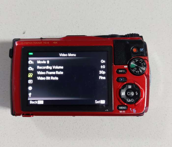 Olympus Tough TG6  (4K video, shoots RAW and JPEG, wifi, GPS etc)