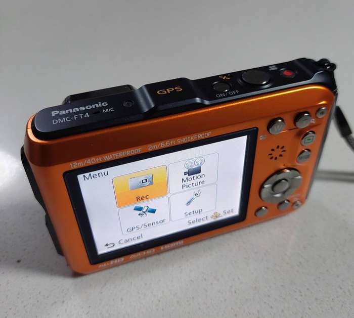 Panasonic Lumix digital camera DMC-FT4 (12.1 m/pixel, 4.6 x optical zoom, Full HD video, GPS etc)