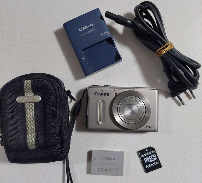 Canon PowerShot digital camera S100 (Shoots RAW, 12.1 m/pixel, 5 x optical zoom, GPS, Full HD video)