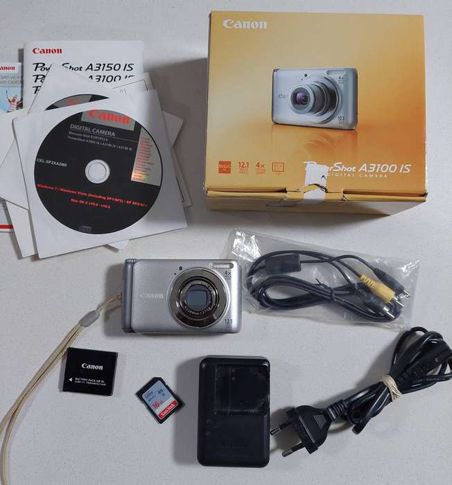 Canon PowerShot digital camera A3100 IS (12.1 m/pixel, 4 x optical zoom, video recording)