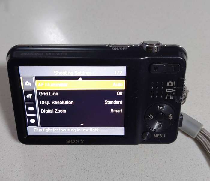 Sony Cybershot digital camera DSC-W710 (16.1 m/pixel, 5 x optical zoom, HD video recording)