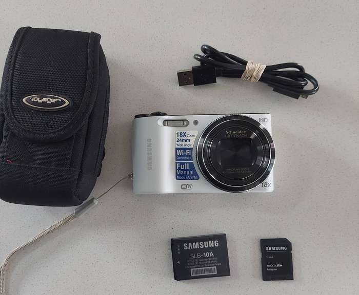 Samsung digital camera WB150F WIFI  (14.2 m/pixel, 18 x optical zoom, HD video recording)