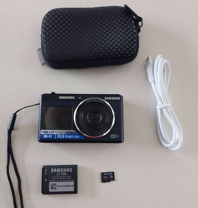 Samsung digital camera DV180F Wi-Fi  (16.2 m/pixel, 5 x optical zoom, HD video)
