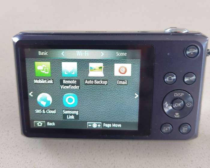 Samsung digital camera DV180F Wi-Fi  (16.2 m/pixel, 5 x optical zoom, HD video)
