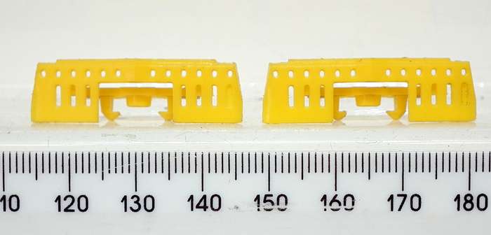 LIMA HO: SAR E5 `Blue Train` Locomotive cowcatchers in Good un-boxed condition for Parts.(Italy)