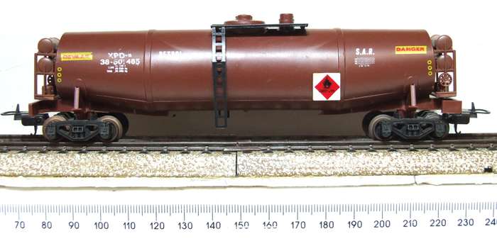 LIMA HO: SAR FDX Petrol Tanker Wagon in Very Good Boxed Condition (Italy)