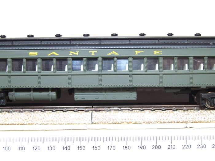 BACHMANN SPECTRUM OO:  Detailed American "SANTA FE" Passenger Coach in Good Un-Boxed condition.