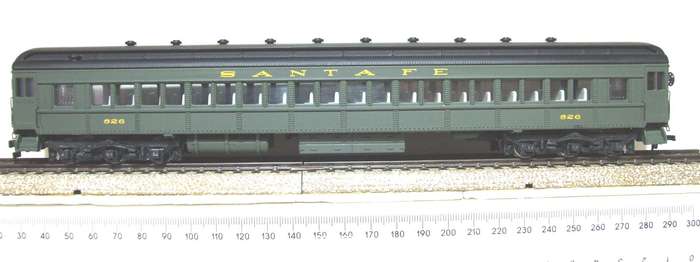 BACHMANN SPECTRUM OO:  Detailed American "SANTA FE" Passenger Coach in Good Un-Boxed condition.