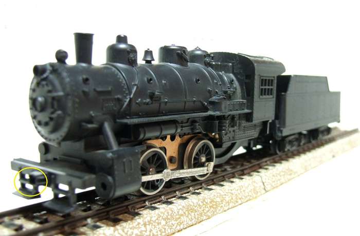 LIMA HO:  Unmarked Locomotive with Water Tender in Fair, Un-boxed and Used Condition(Italy)