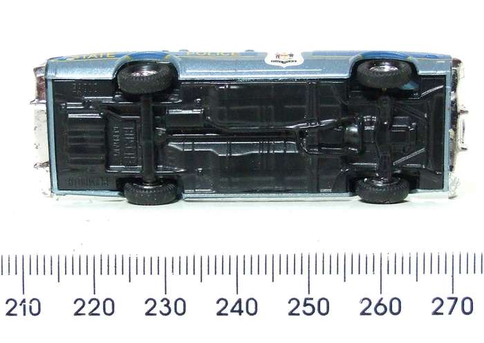 BUSCH HO: Highly Detailed Dodge Plymouth State Police Car  in  Fair Un-Boxed Condition.