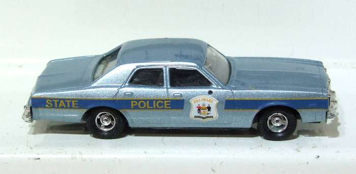 BUSCH HO: Highly Detailed Dodge Plymouth State Police Car  in  Fair Un-Boxed Condition.