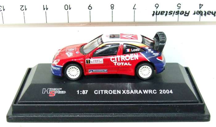 HIGH SPEED HO: This Highly Detailed Citroen XSARA WRC is in Excellent Boxed condition