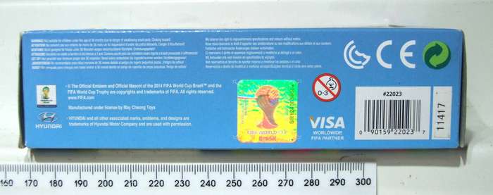 BUS HO: Limited Edition Diecast Hyundai 2014 FIFA World Cup Brazil Bus in New Boxed Condition.