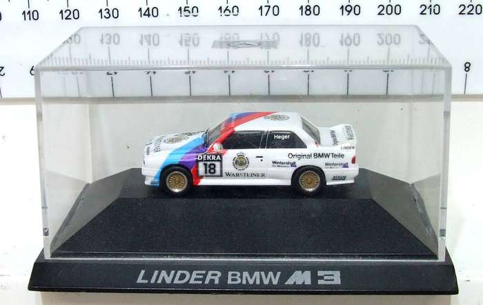 HERPA HO: This Highly Detailed LINDER BMW M3 Racing Car is in Excellent Boxed condition