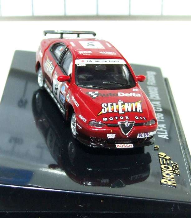 RIKCO HO: Highly Detailed ALFA 156 GTA RACING 2003  in Like New Boxed Condition.