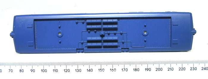 LIMA HO: Blue SAR `Blue Train` E5 Loco Body in Fair Condition for Parts or Repair.(Italy)